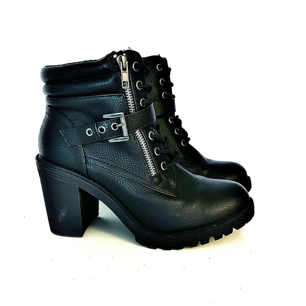Torrid Combat Style Heeled Ankle Boots 9WW